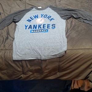 Boys New York Yankees Baseball NBL Long Sleeve T-Shirt